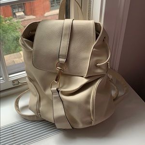 Real Italian leather back pack